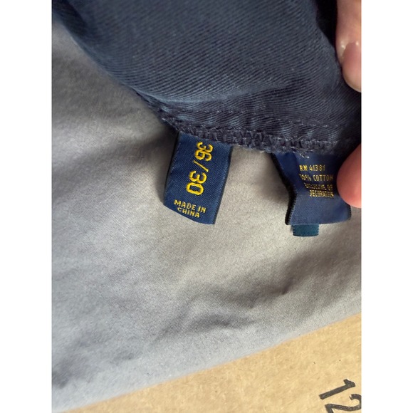 Polo Ralph Lauren Men's Navy Blue jeans Pants Straight Fit Size 36x29 preppy - Picture 8 of 11